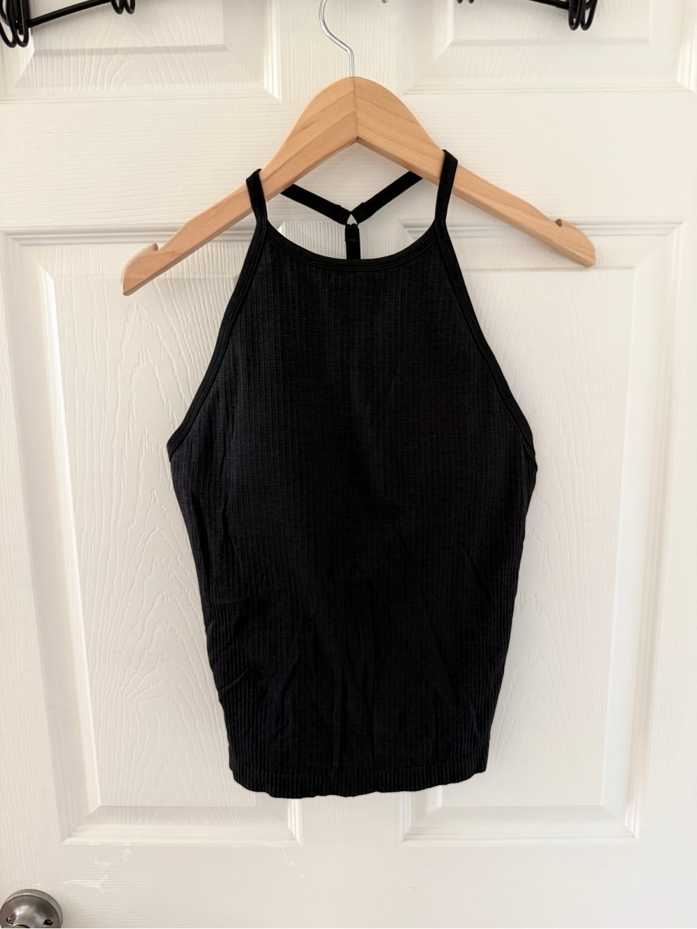 lululemon Ribbed Halter Tank | Built-in Bra | Black | Size 8